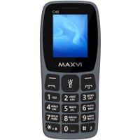 Кнопочный телефон Maxvi C45 (серый)