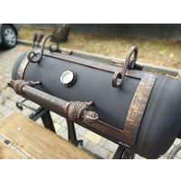 Мангал для дачи Will Grill 2в1 ручной работы, бронза