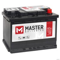 Автомобильный аккумулятор Master Batteries 60 Ah MASTER BATTERIES Asia R+