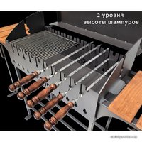 Мангал для дачи Progrill Чикаго вуд XL (4 мм)