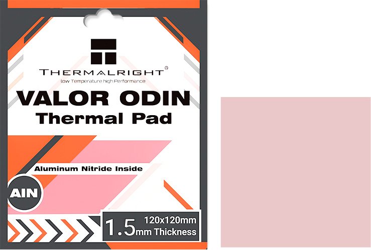 

Термопрокладка Thermalright Valor Odin 120x120x1.5mm