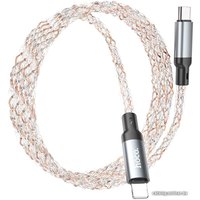 Кабель Hoco U112 Lighting - USB Type-C (1 м, серый)