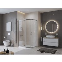 Душевой поддон BelBagno TRAY-MR-UNO-RH-120/90-550-35-W-L-CR 120x90