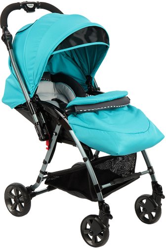 Коляска прогулочная «книга» Capella S-230 (бирюзовый)