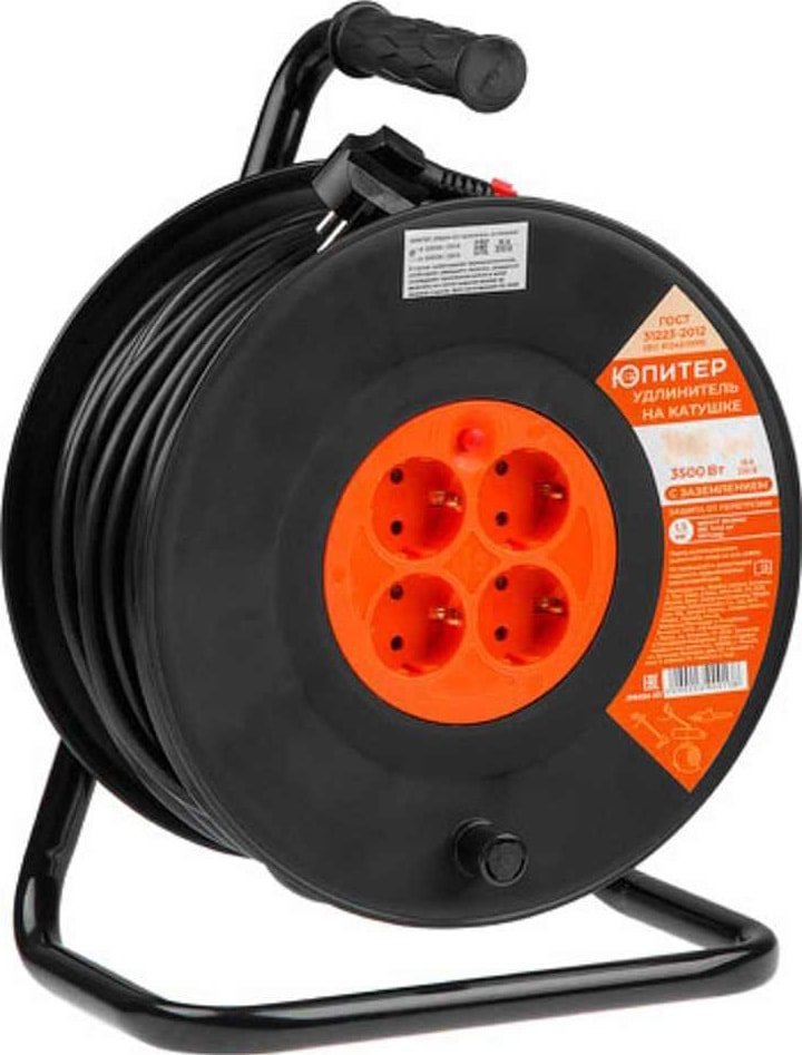 

Удлинитель на катушке Юпитер JP8403-03