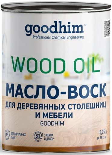 

Масло Goodhim Для деревянных столешниц и мебели 0.75 л (бесцветный)