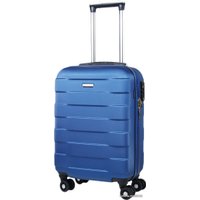 Чемодан-спиннер March Bumper 55 см (темно-голубой)