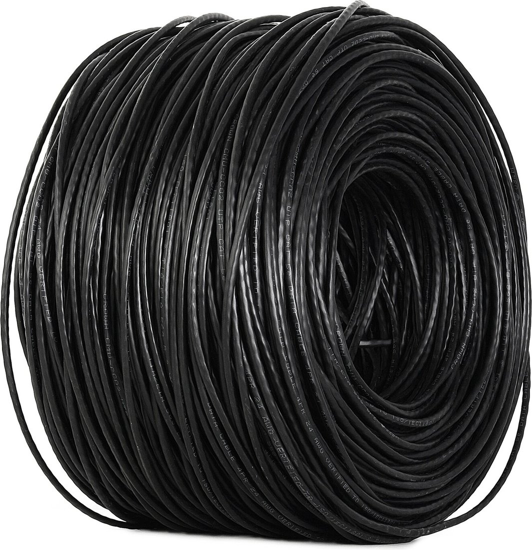 

Кабель CrownMicro CMF-CC02 (305 м, черный)