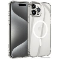 Чехол для телефона Hoco для iPhone 15 Pro Max магнитный (прозрачный)