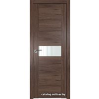 Межкомнатная дверь ProfilDoors 2.05XN L 70x200 (салинас темный, стекло lacobel белый лак)