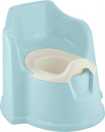 Детский горшок Lalababy Protect Me со спинкой LA104110020 (голубой)
