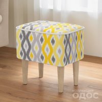 Пуф MONOFIX Одос Принт пуф (абстракция/микровелюр)