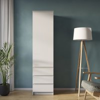 Шкаф-пенал НК-Мебель ШКЯ-1 72678277 (белый)