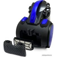 Пылесос Ginzzu VS435 (черный/синий)