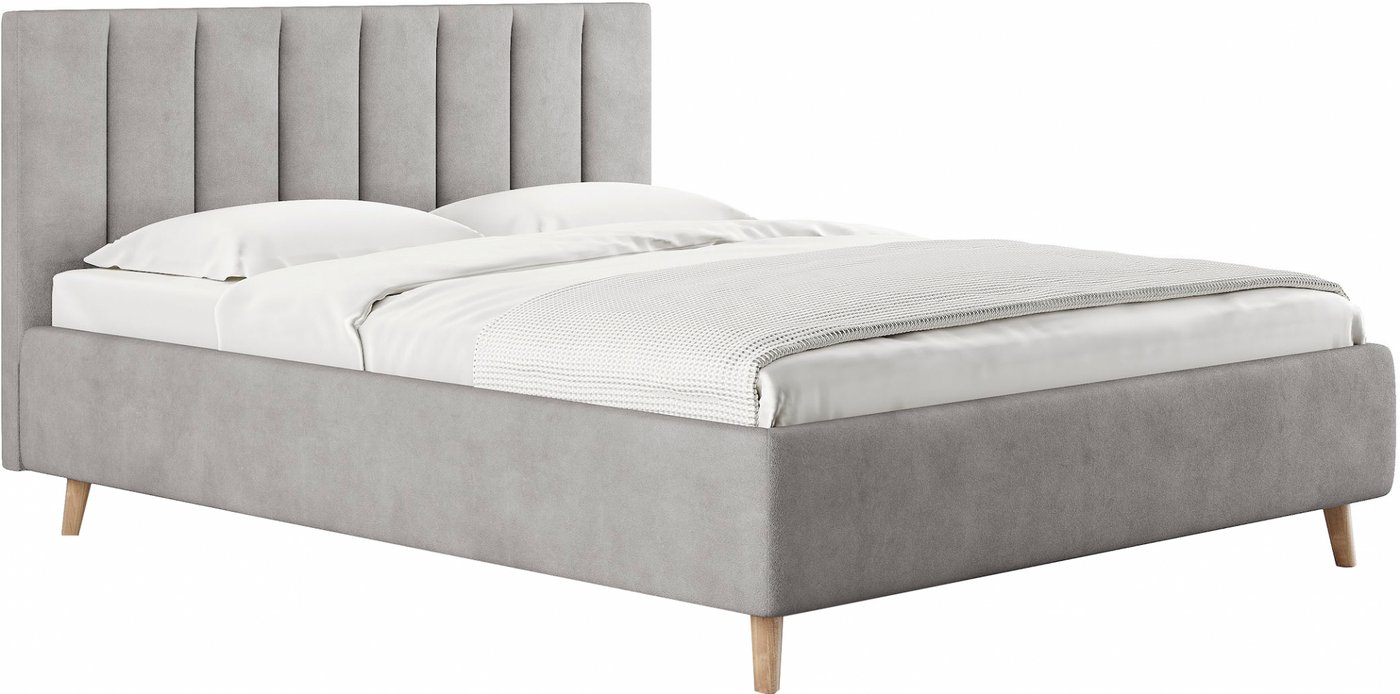 

Кровать Сонум Alma 160x200 (замша серый)