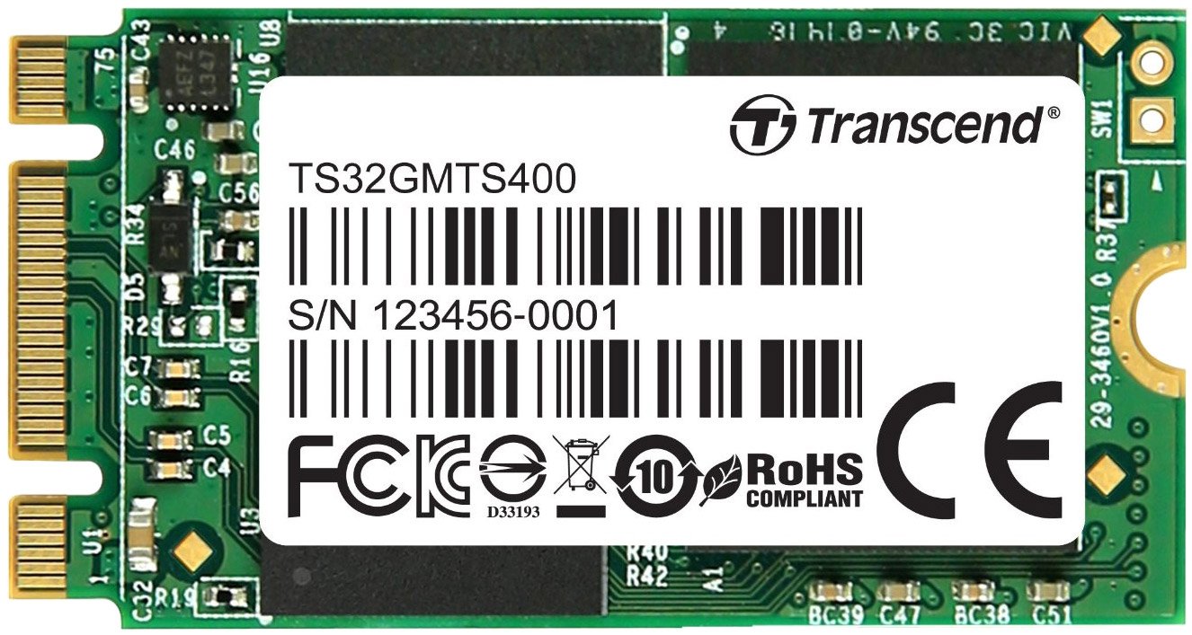 

SSD Transcend MTS400 32GB TS32GMTS400S