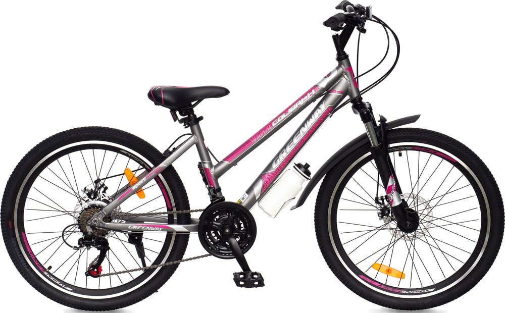 

Велосипед Greenway Colibri-H 24 р.14 2021 (серый/розовый)