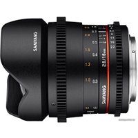 Объектив Samyang VDSLR 16mm T2.6 для Nikon F