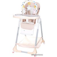 Высокий стульчик Martin Noir Nula Lux (Beige Marble) 0+
