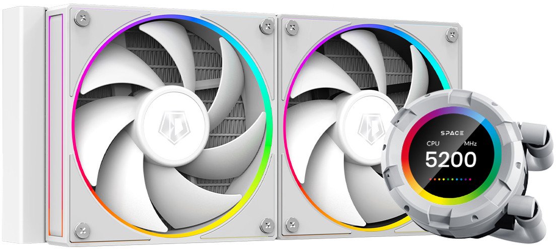 

Система жидкостного охлаждения для процессора ID-Cooling SL240 White