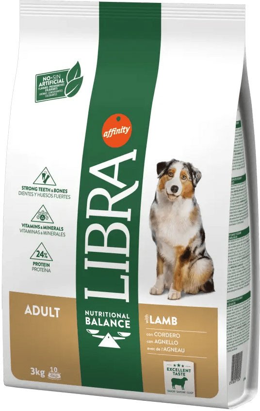 Сухой корм для собак Libra Dog для взрослых всех пород с ягненком 12 кг