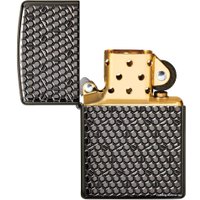 Зажигалка Zippo 49021 Armor Black Ice Hexagon Design