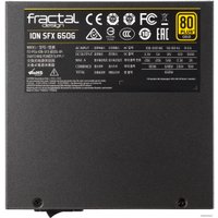 Блок питания Fractal Design Ion SFX-L 650W Gold FD-PSU-ION-SFX-650G-BK