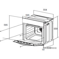 Электрический духовой шкаф MAUNFELD EOEC.566TW