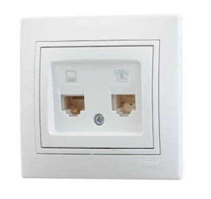 

Розетка компьютерная Lezard Mira 701-0202-143