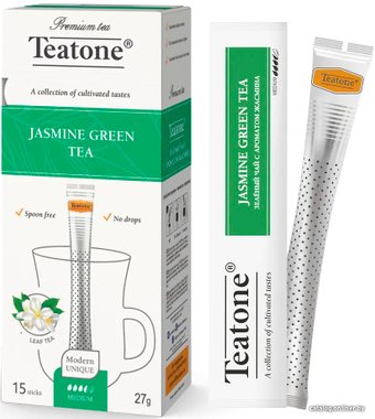 Зеленый чай Teatone Jasmine Green Tea - Зелёный чай Жасмин 15 стиков