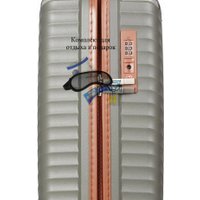 Чемодан-спиннер L'Case Seoul-L 115 л (темно-серый)