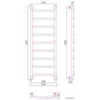 Полотенцесушитель Сунержа Галант+ 1200х400 15-0200-1240