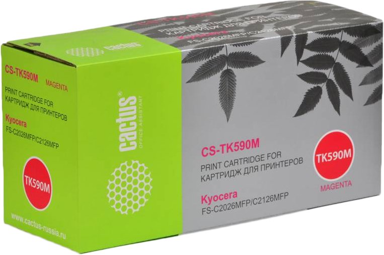 

Картридж CACTUS CS-TK590M (аналог Kyocera TK-590M)
