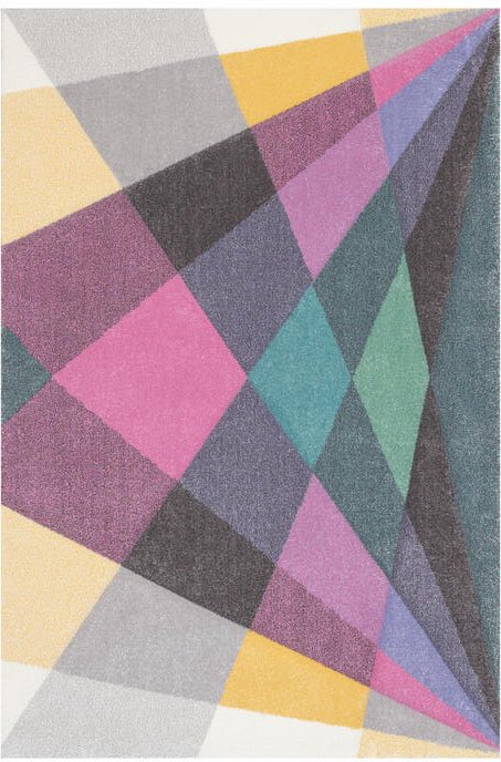 

Ковер для жилой комнаты Sintelon Pastel 30SKS 120x170 (желтый/розовый/серый/зеленый)