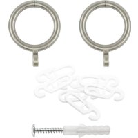 Карниз для штор Sundays Home Лайт Мозаика 16мм+16мм двухрядный (сатин, 2.4м)