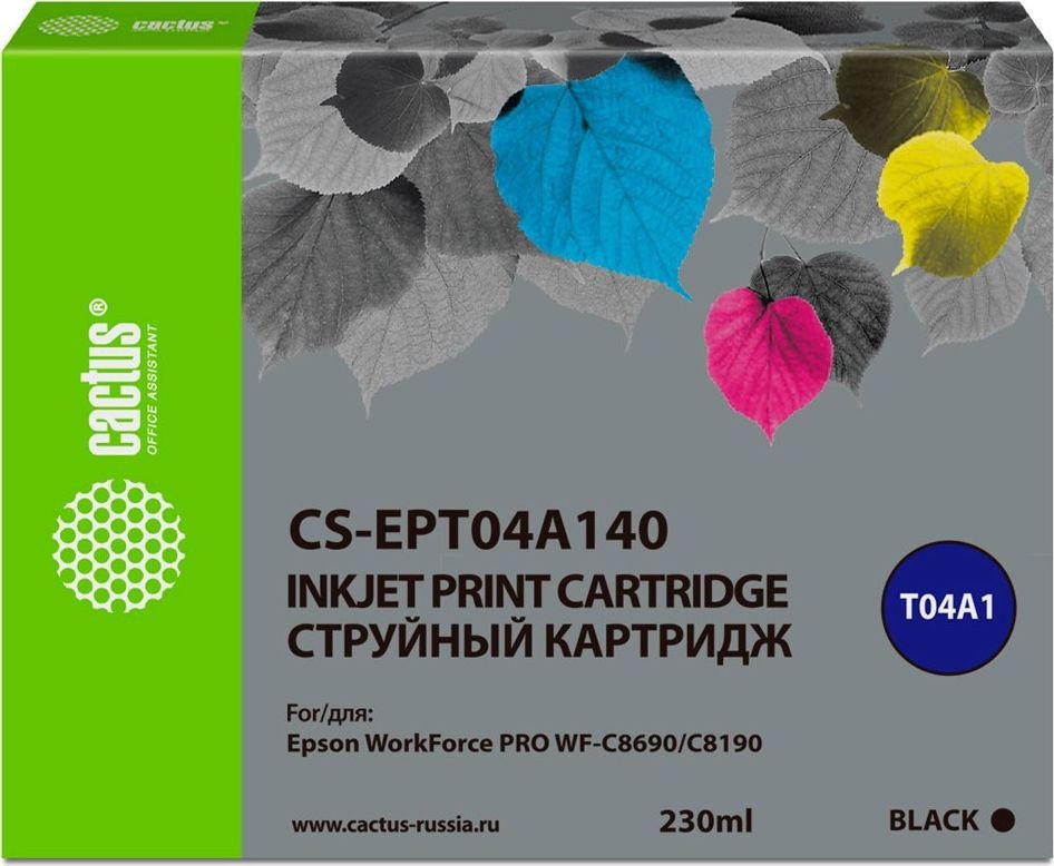 

Картридж CACTUS CS-EPT04A140 (аналог Epson EPT04A140)
