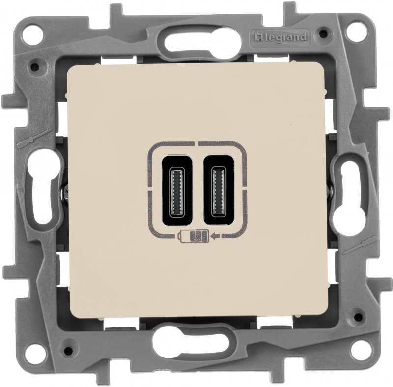 

Розетка Type-C Legrand Etika 672335 (слоновая кость)