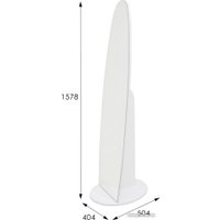 Зеркало Мебелик Стелла 1 (белый)