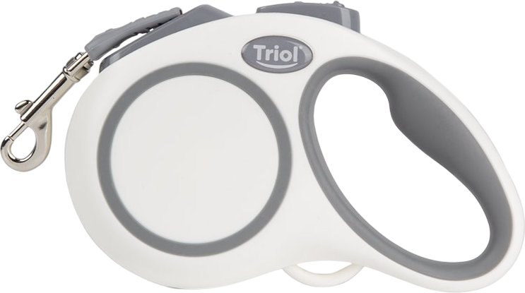 Поводок-рулетка Triol Urban 11121013 (M, 5м лента, белый)