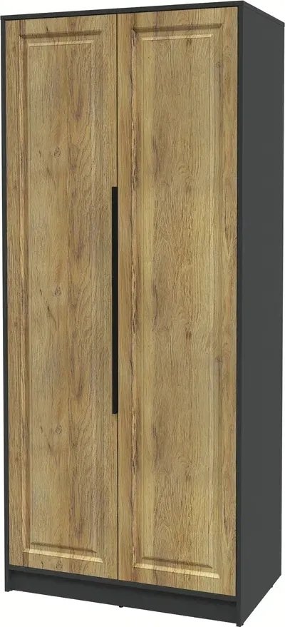 

Шкаф распашной Интерлиния Концепт КТ-Ш2 Деко (антрацит/дуб вотан)