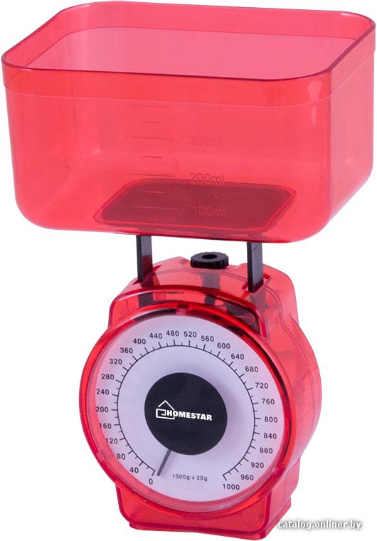 Кухонные весы HomeStar HS-3004M (красный)