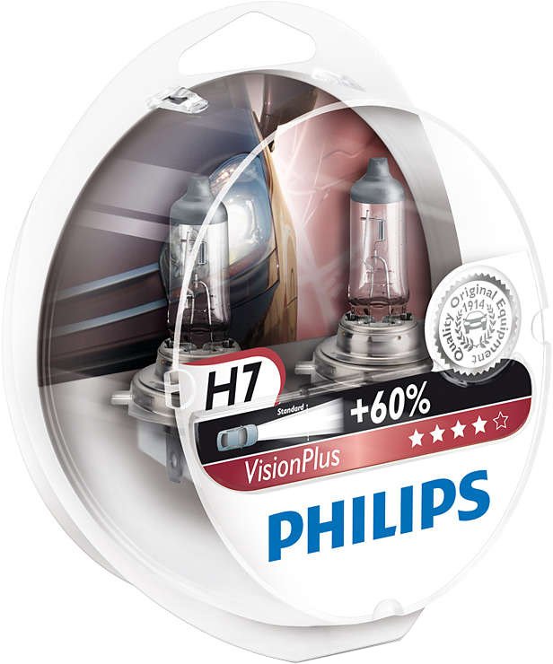 

Галогенная лампа Philips H7 VisionPlus 2шт [12972VPS2]