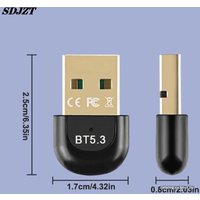 Bluetooth адаптер USBTOP USB2.0 - Bluetooth v5.3 556516