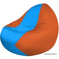 Кресло-мешок Flagman Classic К2.1-156 (оранжевый/голубый)