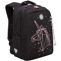 Школьный рюкзак Grizzly RG-466-1 (черный)