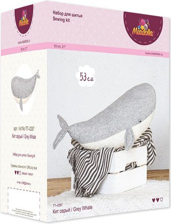 Набор для создания поделок/игрушек Miadolla TT-0287 Кит серый
