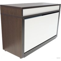 Тумба для обуви Анрат Элана 1к.80 белый+венге магия