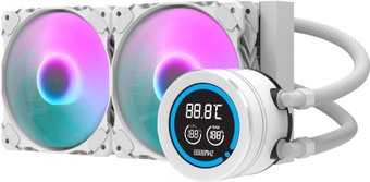 Система жидкостного охлаждения для процессора dark Flash DN240D (белый)