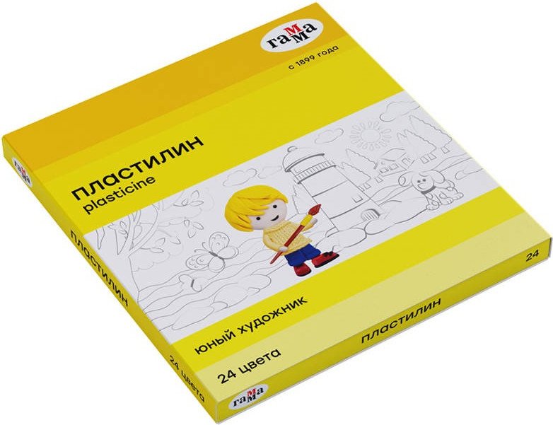 Пластилин Гамма Юный художник 170820201 (24 цв)