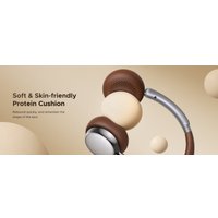 Наушники Ugreen Studio Plus HP207 (серебристый/коричневый)